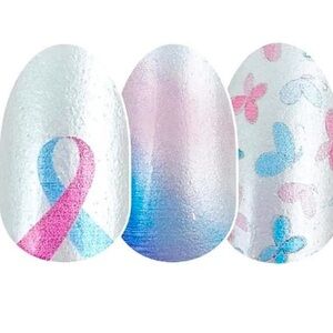Color Street NEVER FORGOTTEN Pregnancy & Infant Loss Awareness Set Pink Blue